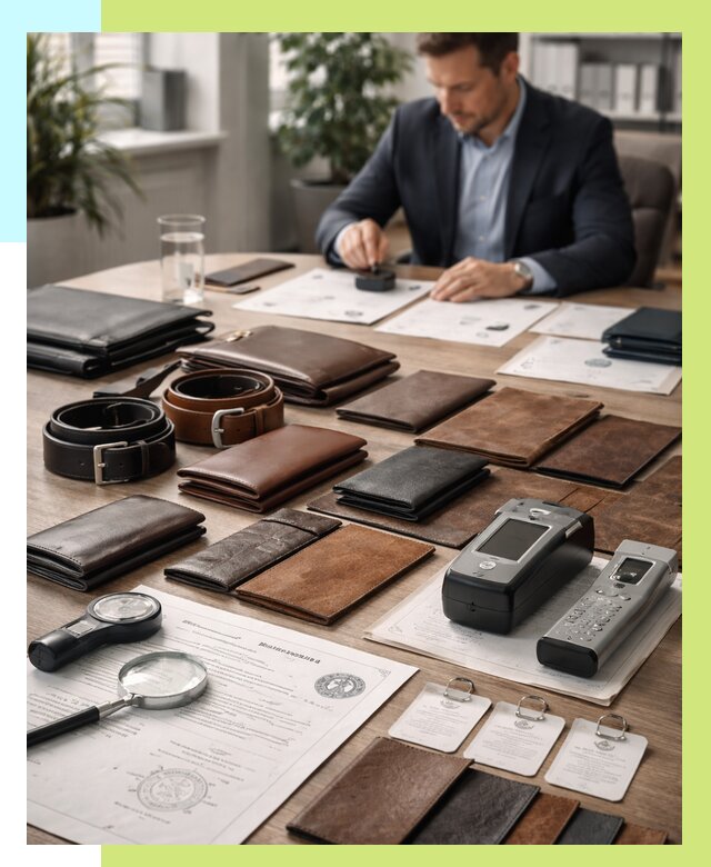 Сертификация кожаных изделий в Боре от 12468 р. | Алешин-Бор