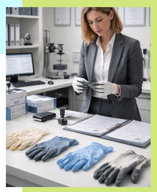 Сертификация перчаток в Боре от 8832 р. | Алешин-Бор