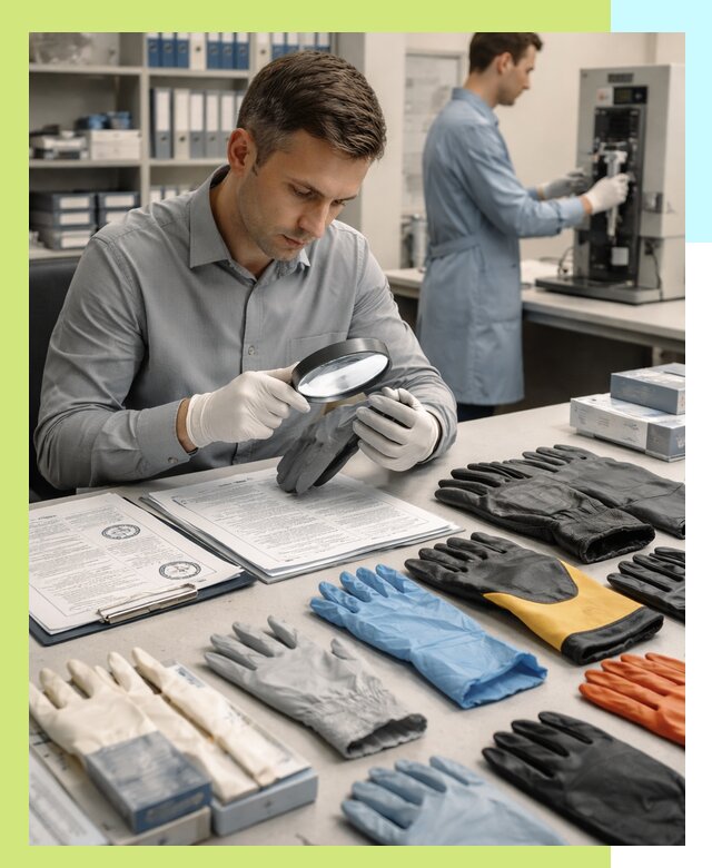 Сертификация перчаток и средств защиты продукции в Боре