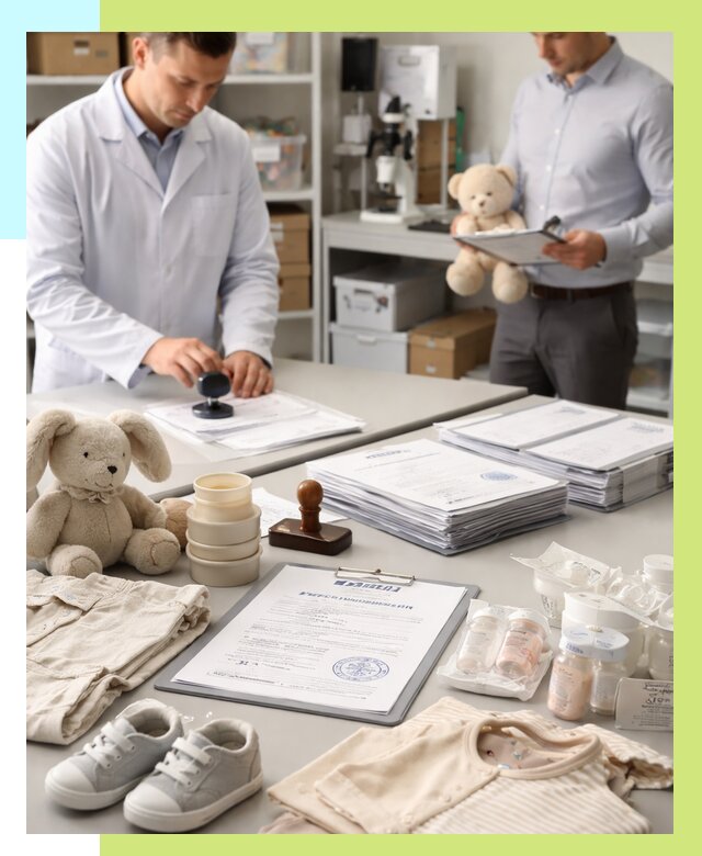 Сертификация детских товаров в Боре от 15585 р. | Алешин-Бор