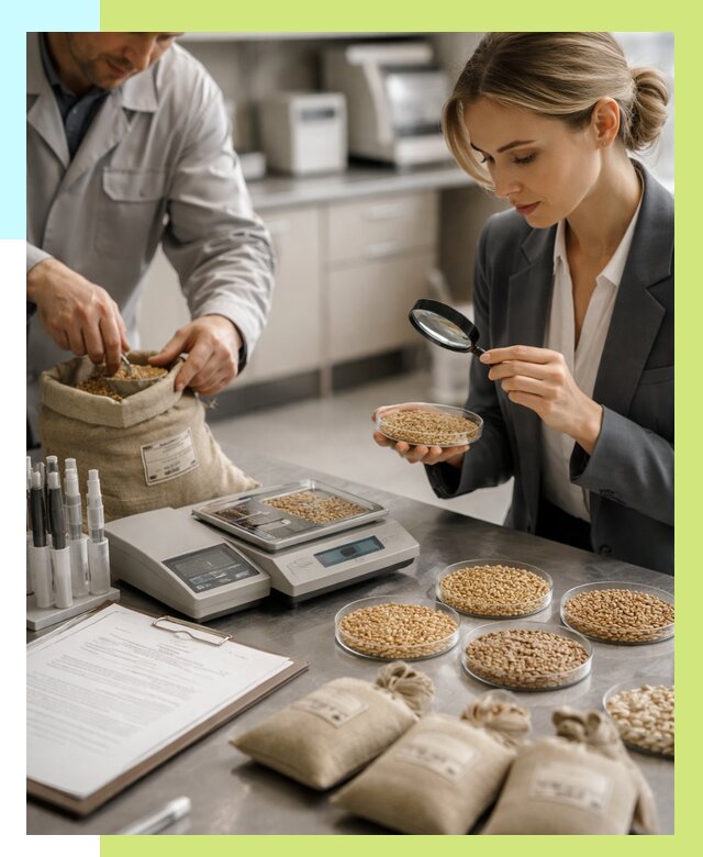 Сертификация зерна в Боре по цене от 15585 р. | Алешин-Бор