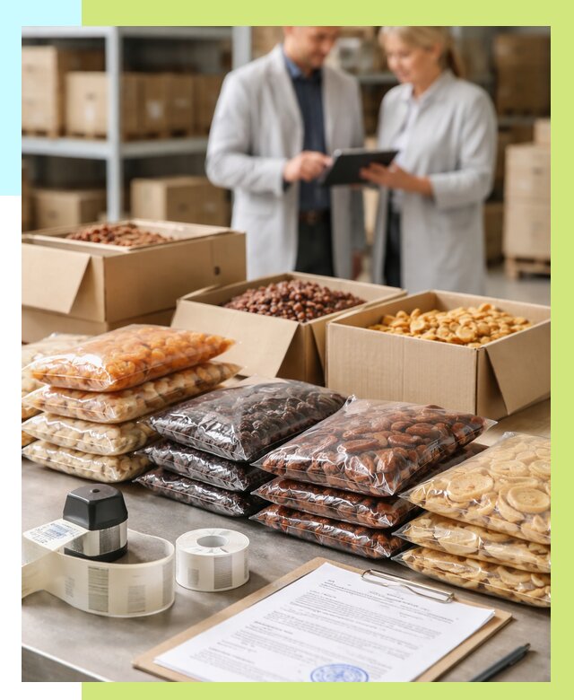 Сертификация сухофруктов в Боре от 12468 р. | Алешин-Бор под ключ