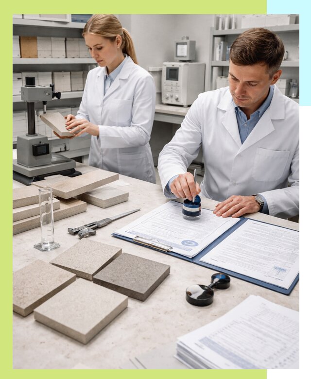 Сертификация плитки и керамики в Боре с документами