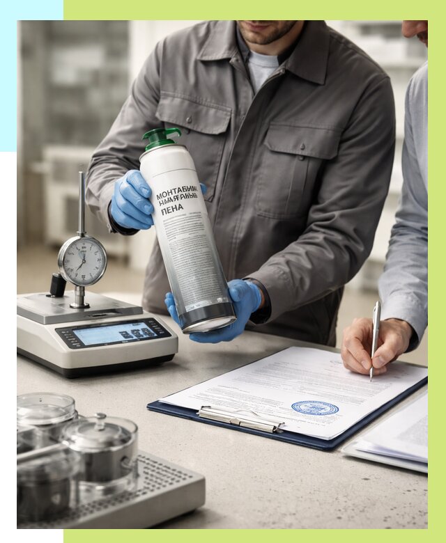 Сертификация монтажной пены в Боре от 15585 р. | Алешин-Бор