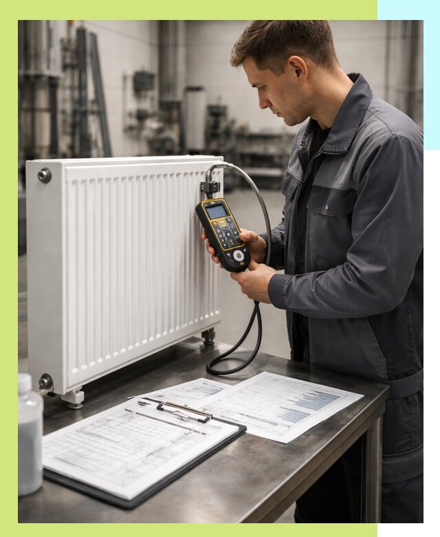 Сертификация радиаторов в Боре для производства и продажи