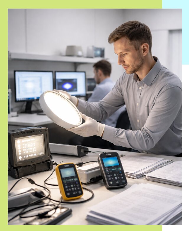 Сертификация светильников в Боре: испытания и оформление