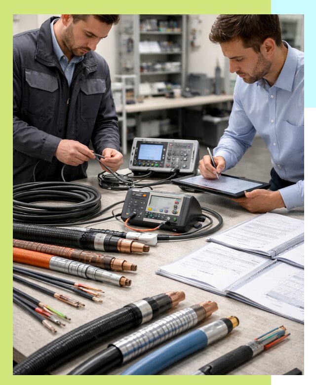 Сертификация кабеля и электропроводки в Боре под ключ