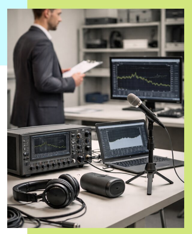 Сертификация аудиотехники в Боре от 15585 р., Алешин-Бор