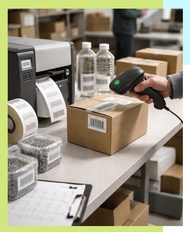 Штрихкодирование продукции и маркировка для продажи в Боре