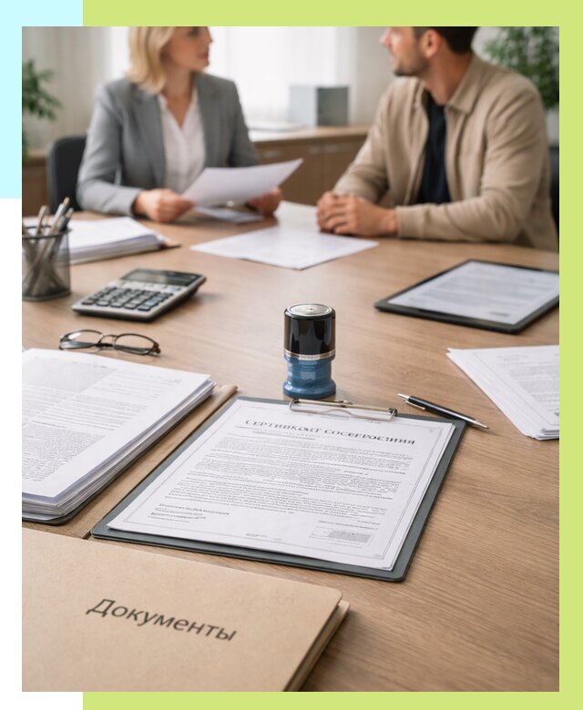 Сертификат соответствия на продукцию в Боре от 15585 р.|Алешин-Бор