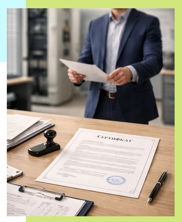 Сертификат на оборудование в Боре от 15585 р. | Алешин-Бор