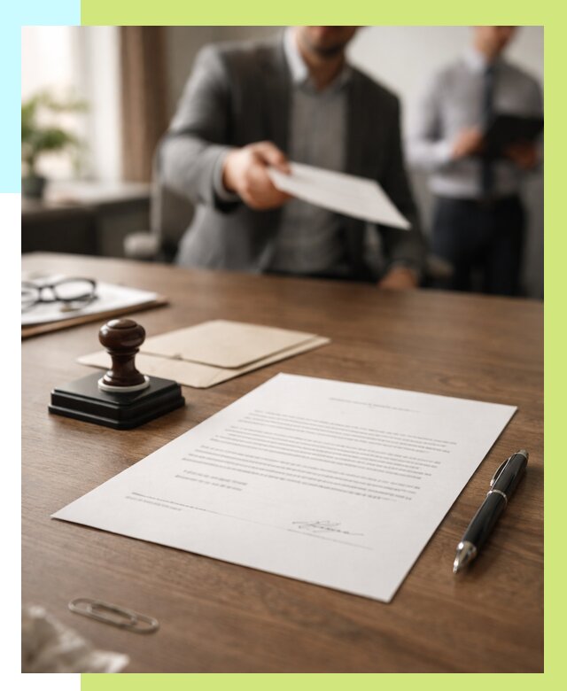 Отказное письмо по сертификации в Боре от 3637 р. | Алешин-Бор