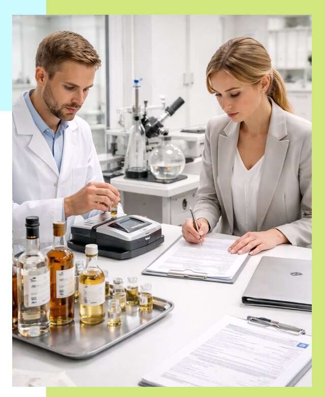 Заключение о спиртосодержании в Боре, от 5195 р., Алешин-Бор