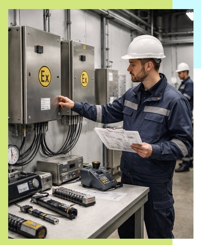 Сертификат взрывозащиты промышленного оборудования в Боре