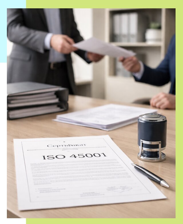 Сертификат ISO 45001 в Боре под ключ от 46755 р. | Алешин-Бор