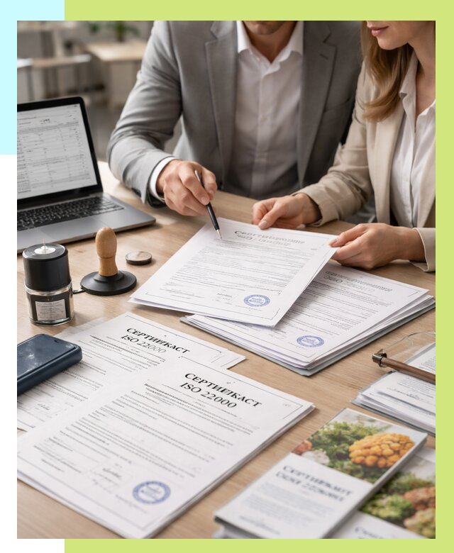 Сертификат ISO 22000 в Боре от 41560 р. под ключ | Алешин-Бор