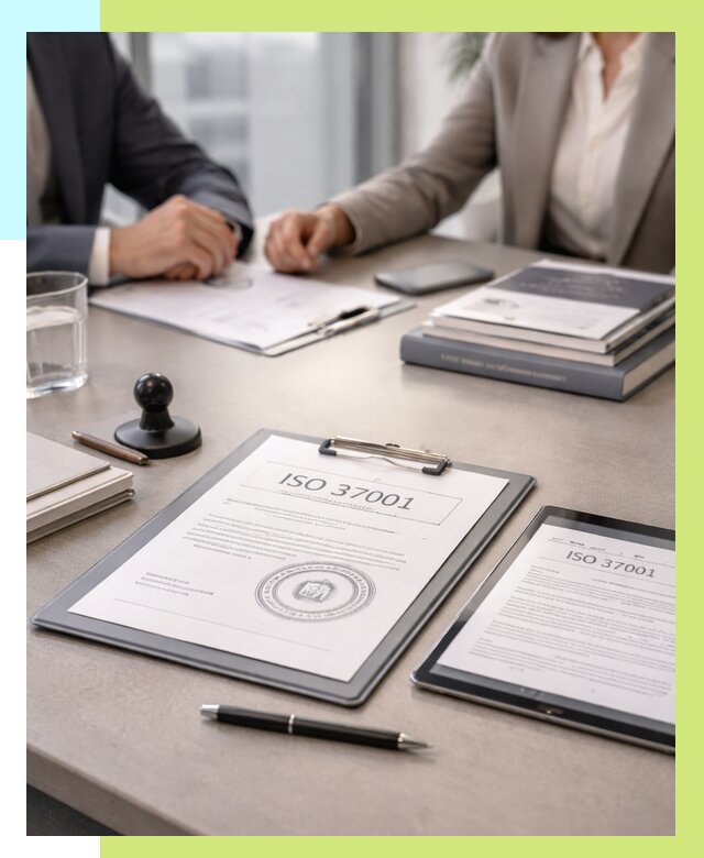 Сертификат ISO 37001 в Боре оформить от 124680 р. Алешин-Бор