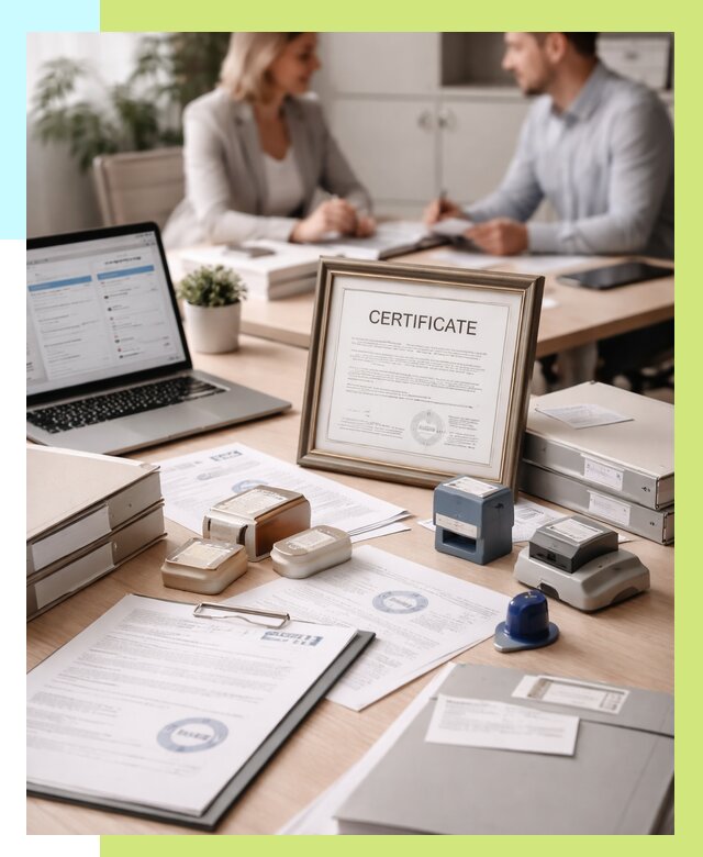 Сертификация компании в Боре от 46755 р. | Алешин-Бор — заказ